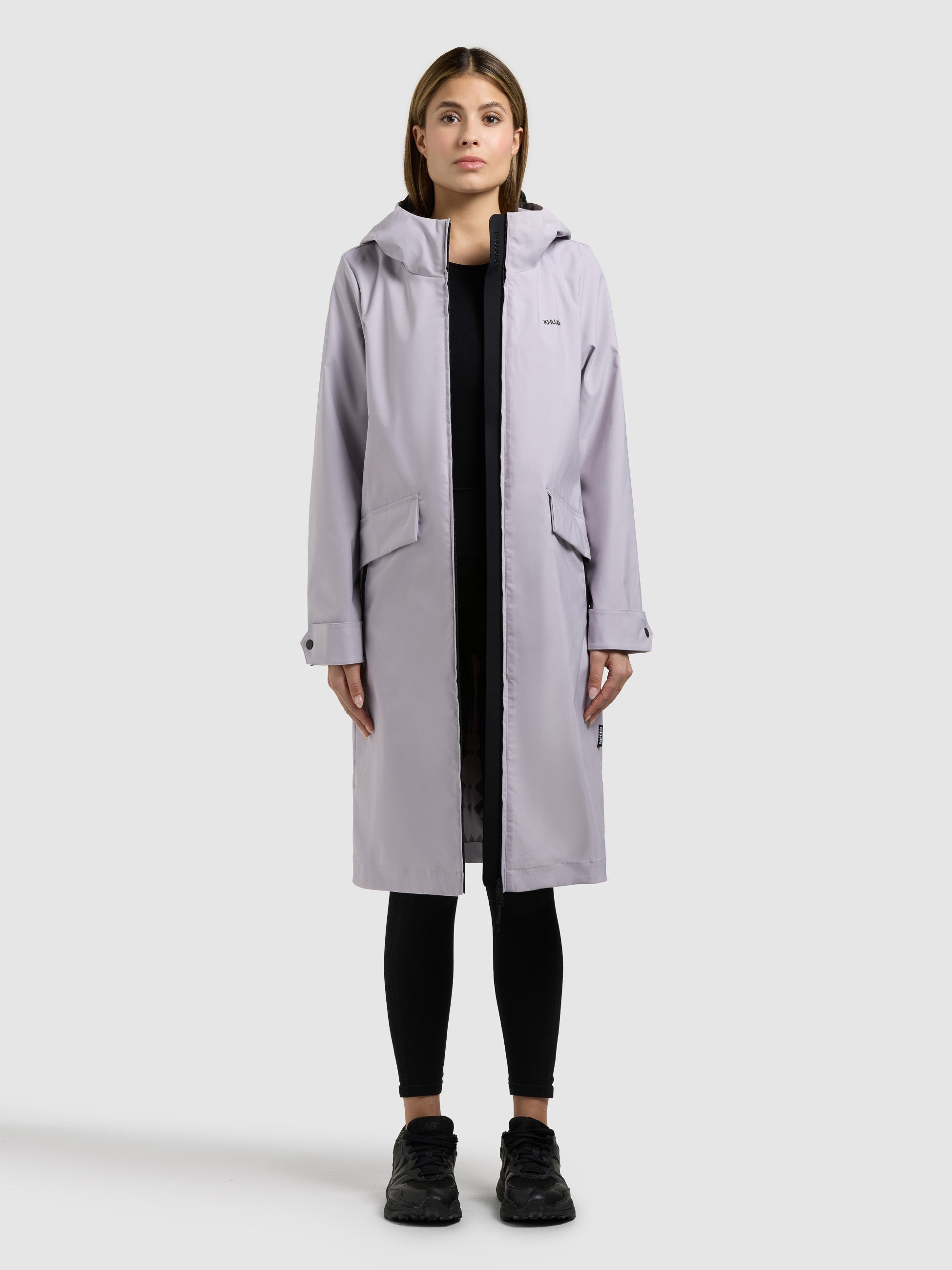 khujo-jacke-femke2-summer-lilac-damen-parka-slim-fit-regenfest image 6