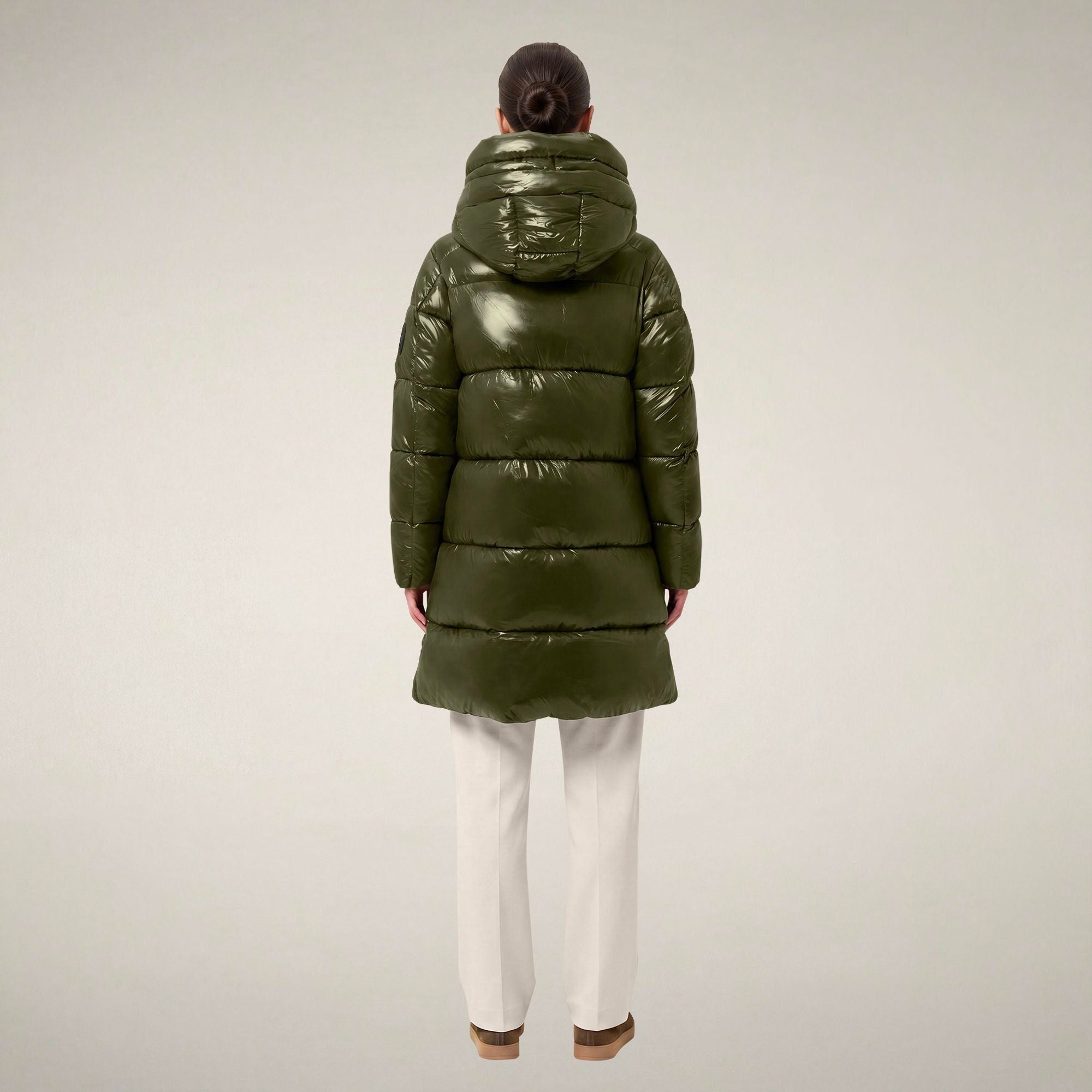save-the-duck-isabel-damen-steppmantel-lang-gr-n-pino-a-linie image 2