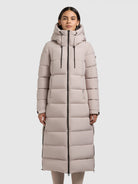 khujo-coat-deria4-dusty-beige-steppmantel-wadenlang-regular-fit image 4