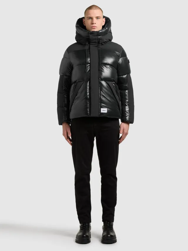 khujo-jacke-alst-obrage-gray-gesteppte-regular-fit-jacke-mit-kapuze image 1