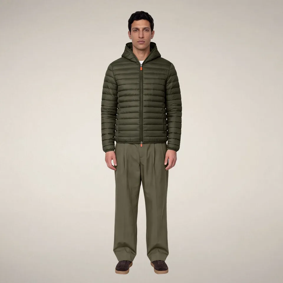 save-the-duck-donald-herren-daunenjacke-mit-kapuze-erde-gr-n image 1