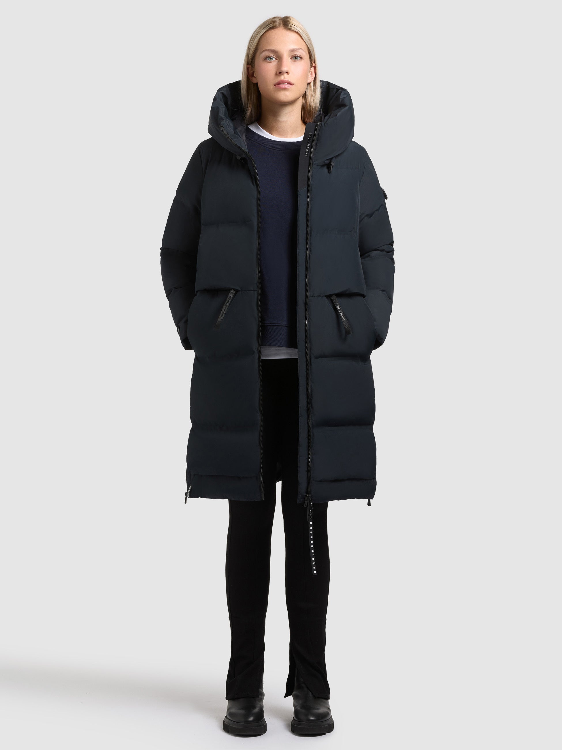 khujo-coat-aroma2-port-blue-damen-steppmantel-wasserabweisend image 1
