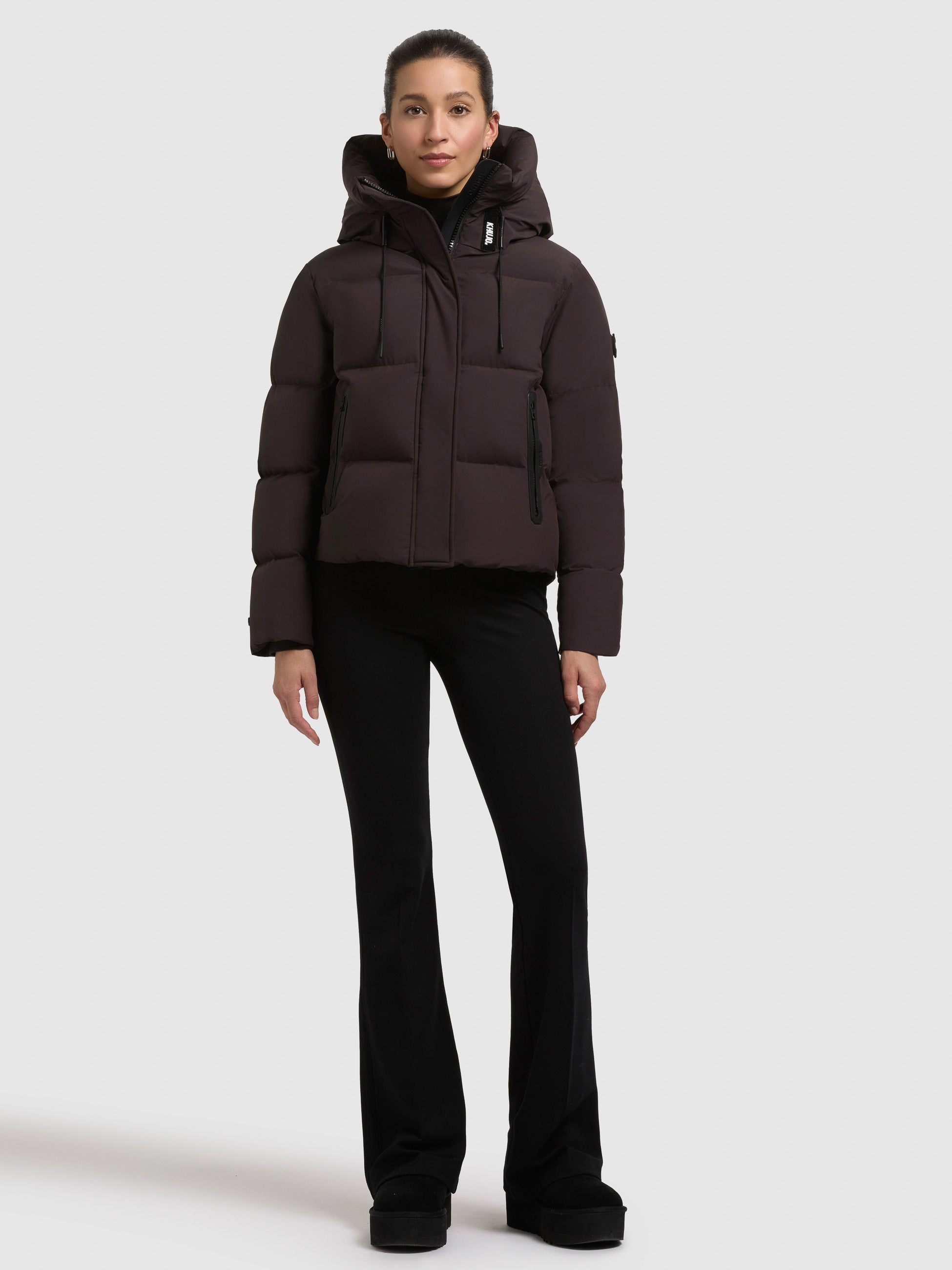 khujo-jacke-enits-matt-damen-steppjacke-moody-plum-mit-kapuze image 6