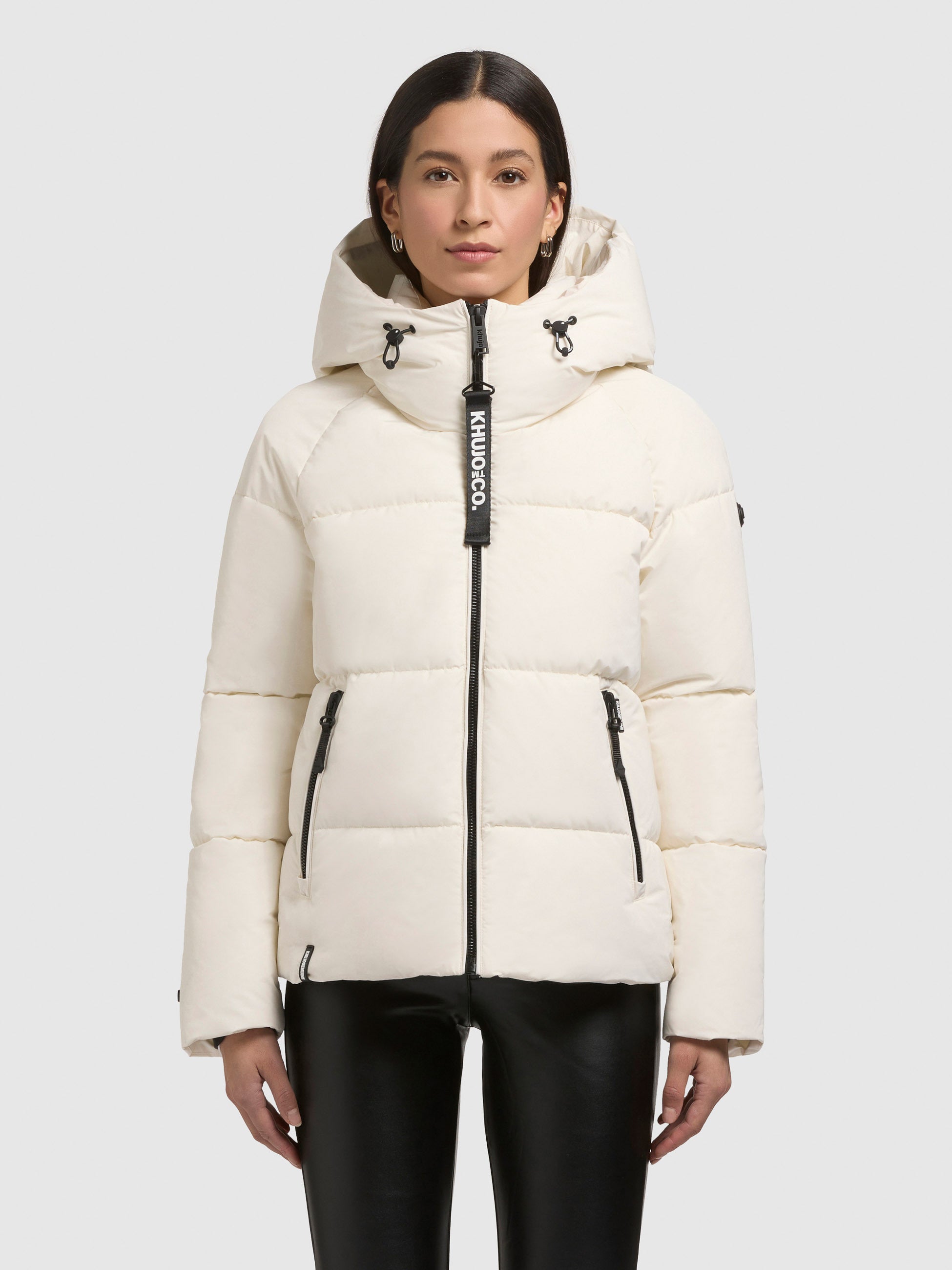 khujo-jacke-ono-luna-white-h-ftlange-damen-steppjacke-mit-kapuze image 4