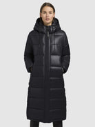 khujo-coat-julina3-satin-black-damen-steppmantel-knielang image 4