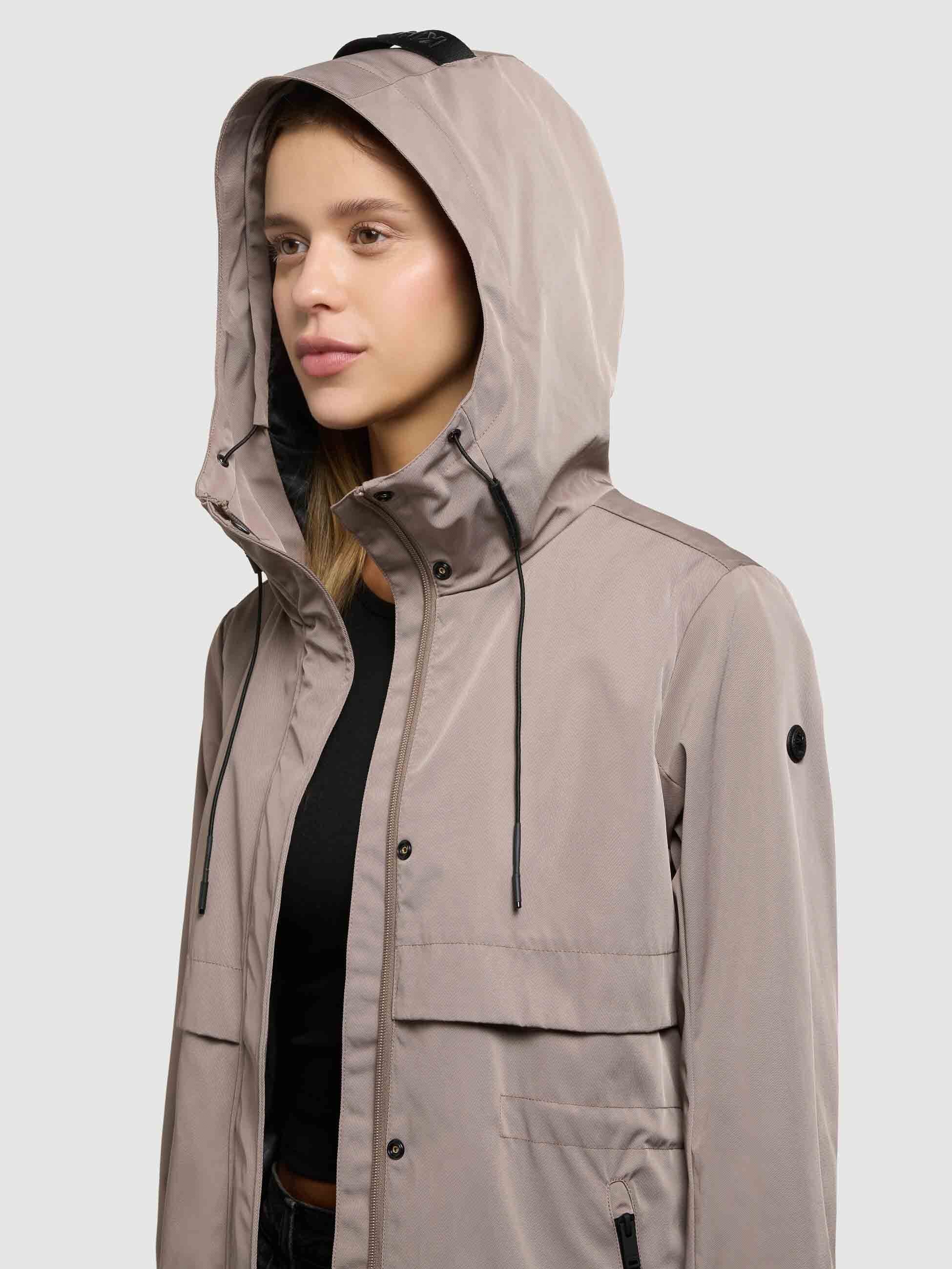 khujo-mantel-manao2-latte-brown-sommerparka-bergangsmantel-damen image 7