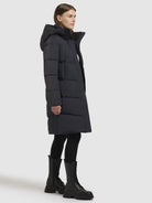 khujo-kurzmantel-graya-dark-blue-wattierte-damen-steppjacke-mit-kapuze image 6