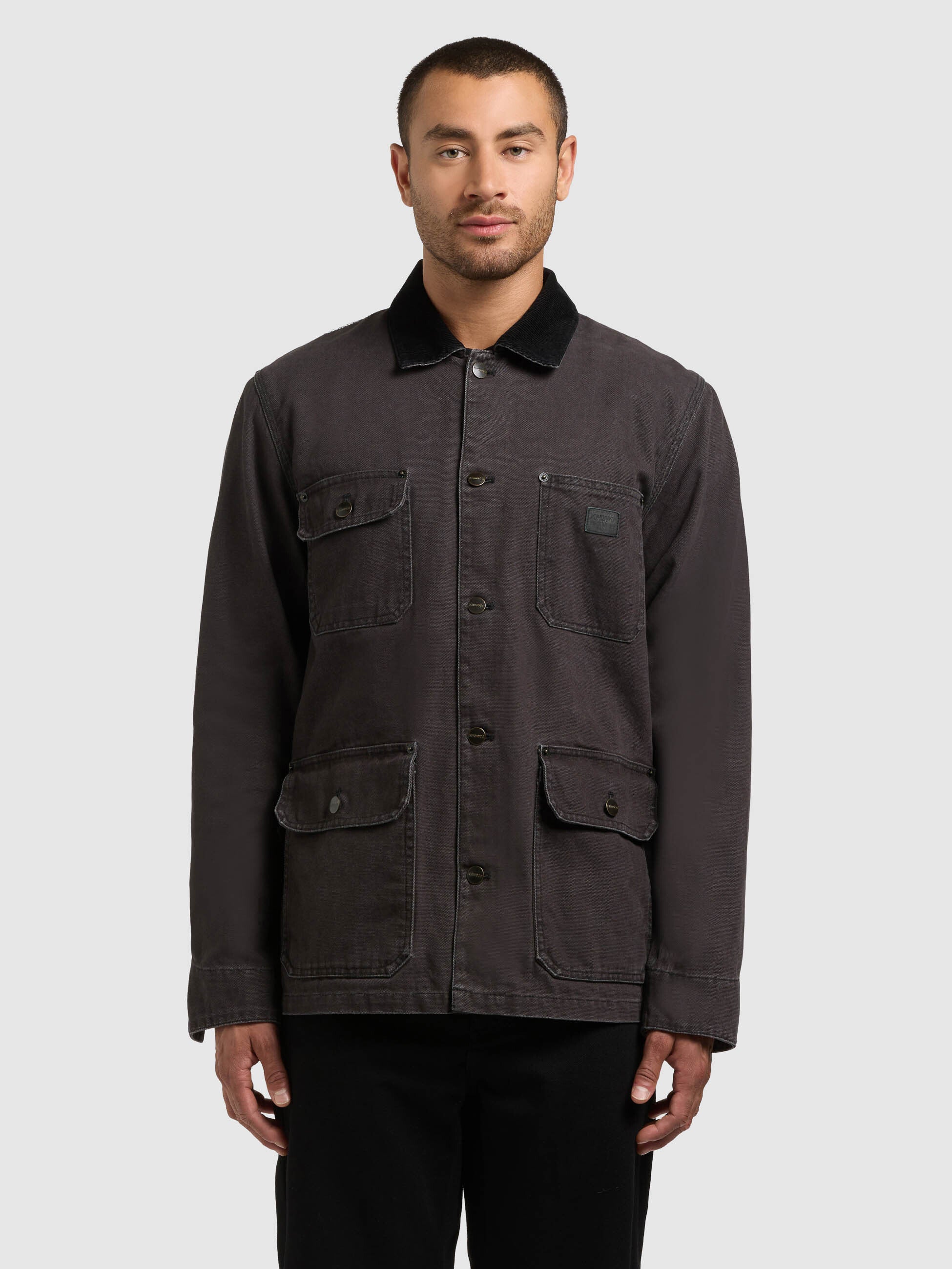 khujo-nuhh-damen-jacke-black-workwear-baumwoll-canvas image 4