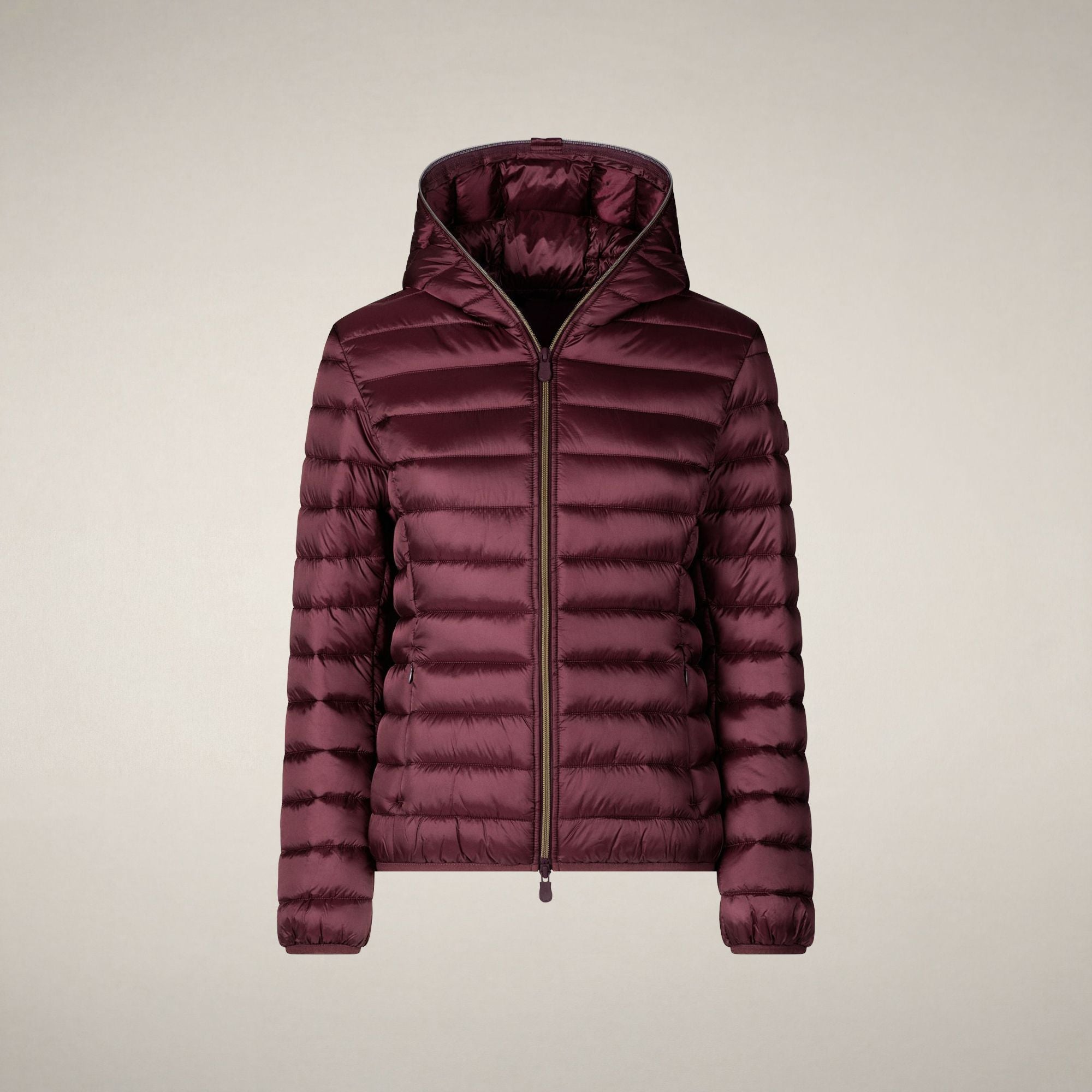 save-the-duck-alexis-damen-daunenjacke-mit-kapuze-bordeaux image 3