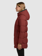 khujo-jacke-tanare3-dark-red-damen-winter-steppjacke image 5