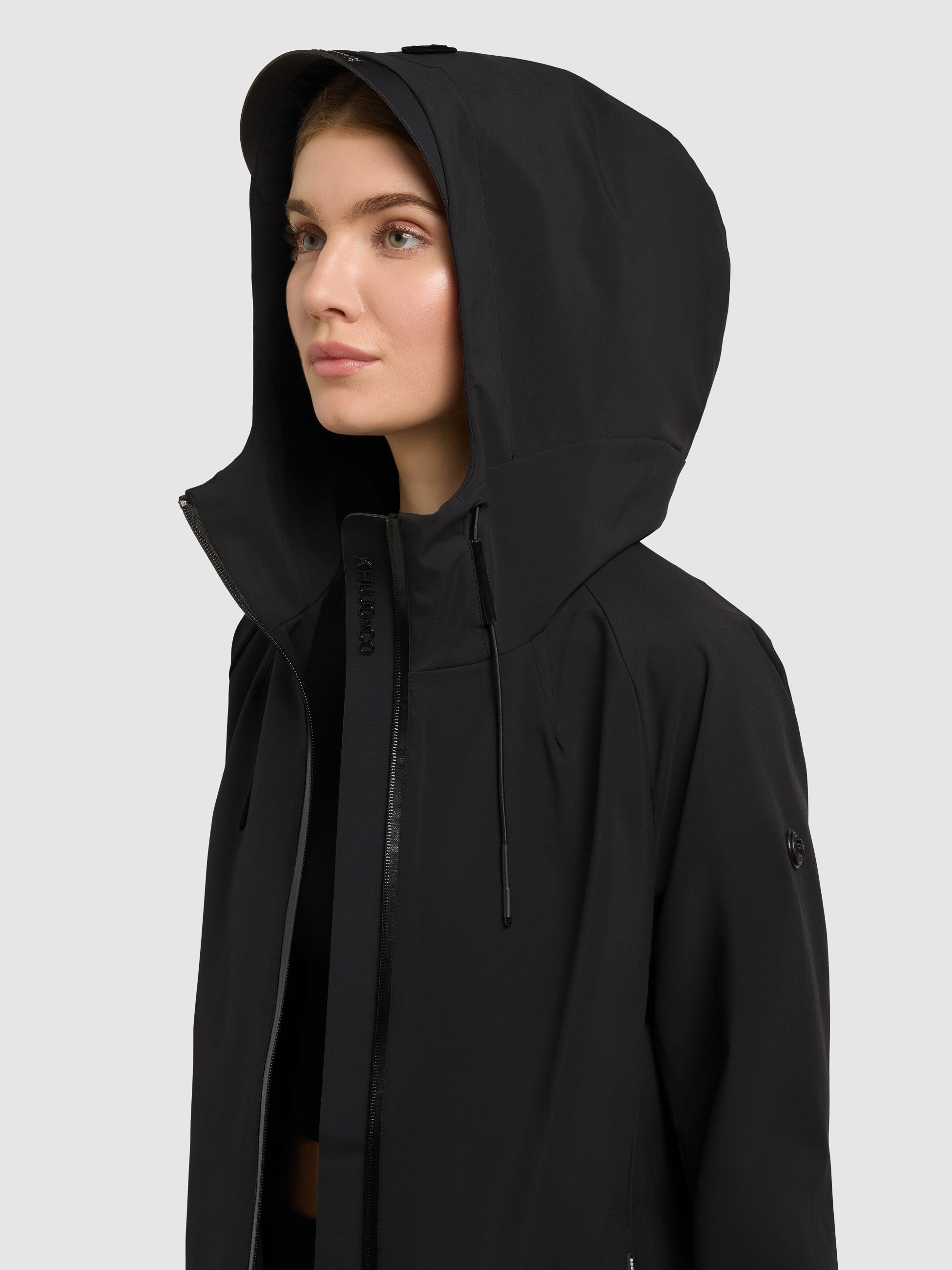 khujo-jacke-wrem-black-damen-kapuzenjacke-wasserabweisend image 7