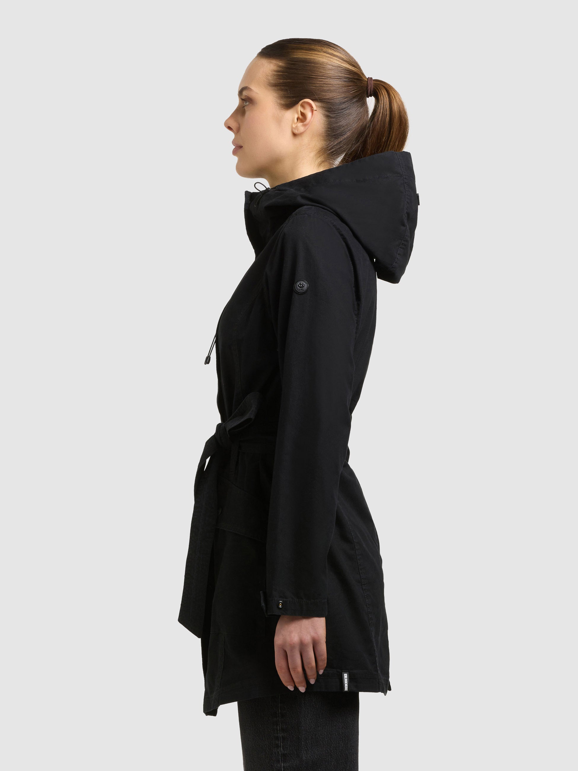 khujo-jacke-prea-damen-sommerparka-black-black-mit-g-rtel image 5
