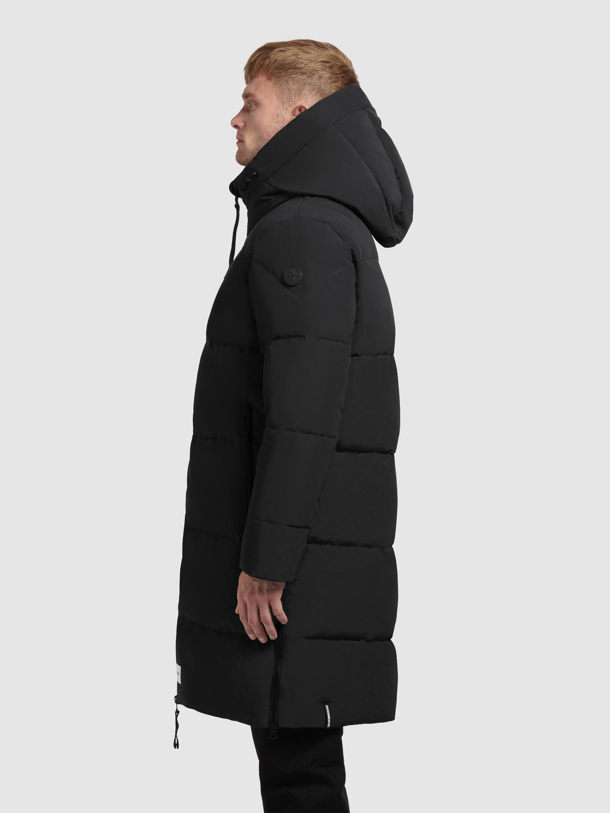 khujo-lear-steppmantel-black-herren-loose-fit-monochrom image 5