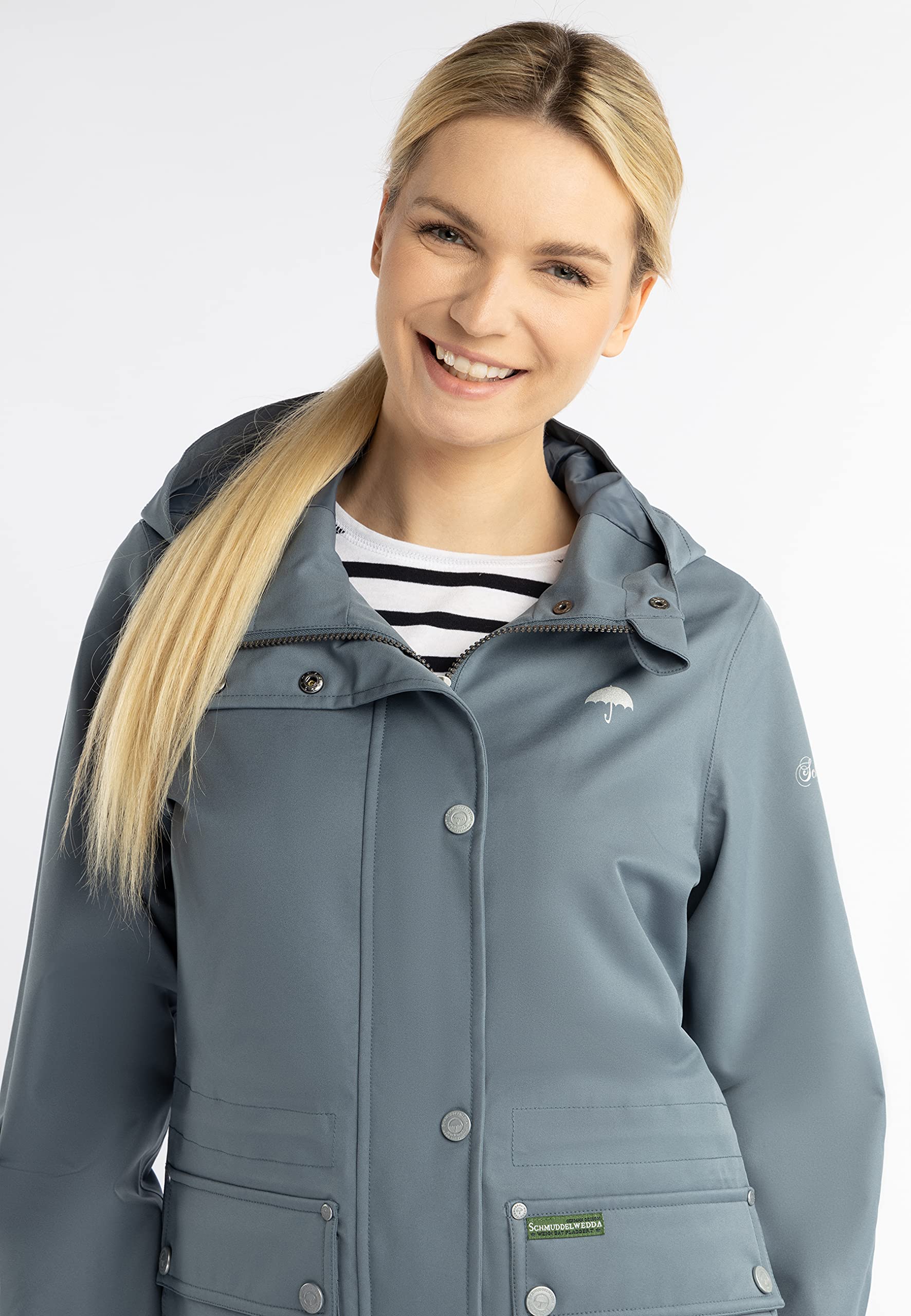 schmuddelwedda-damen-regenjacke-kurze-wetterjacke-f-r-alltag image 2