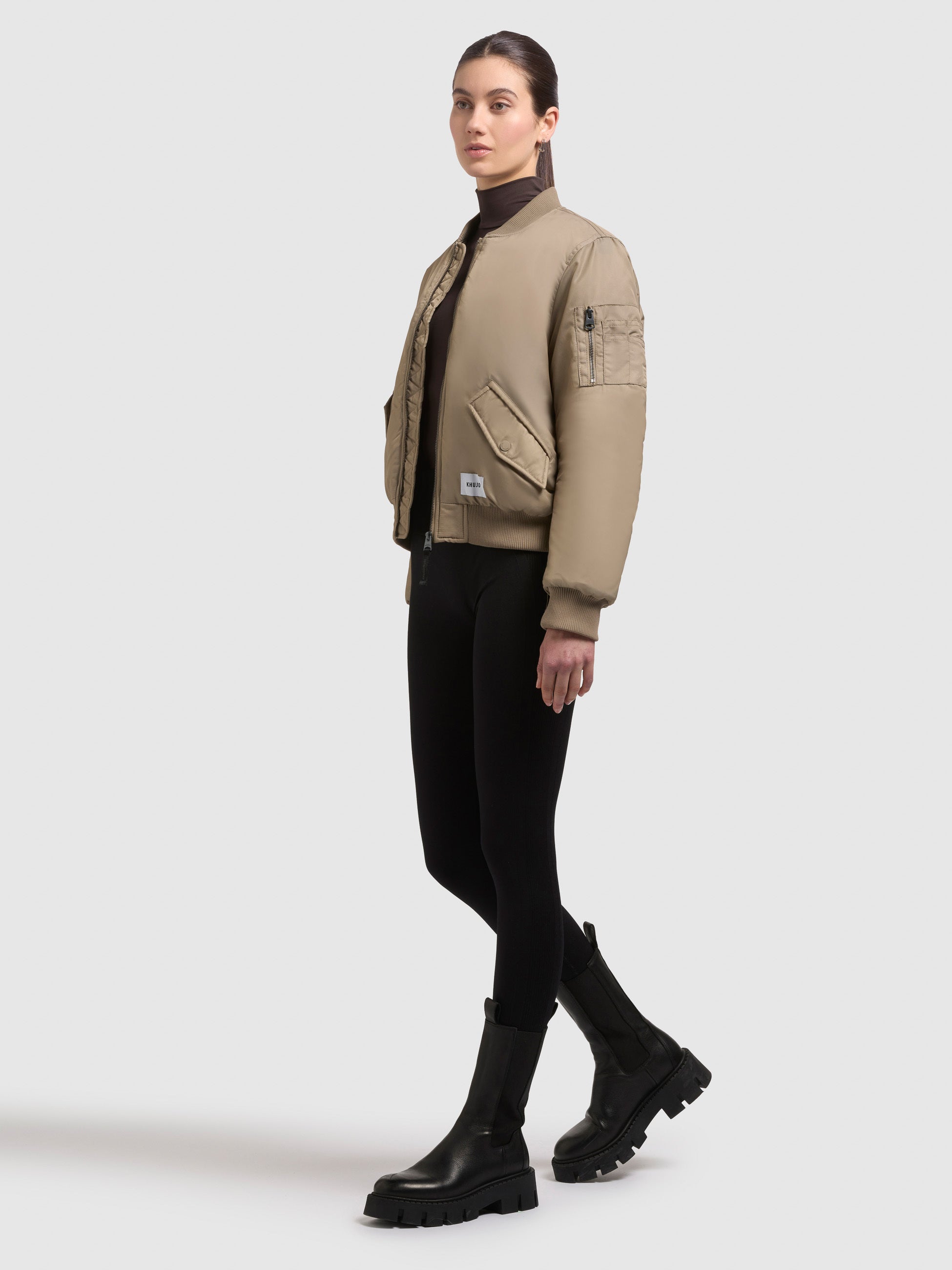khujo-jacke-kasia-bomber-beige-damen-bomberjacke-blouson-h-ftlang image 6
