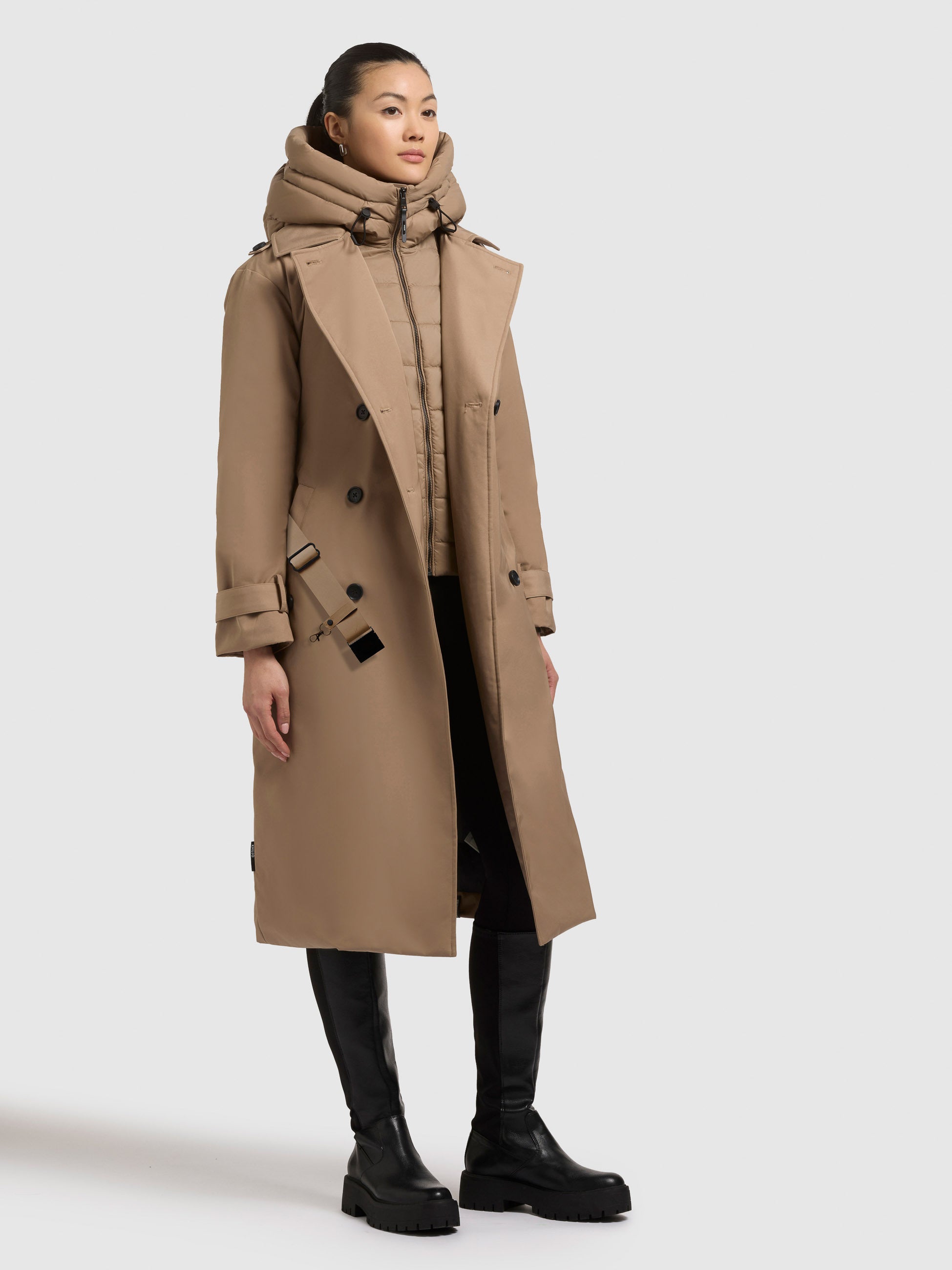 khujo-mantel-elena2-cookie-beige-knielanger-trench-wintermantel-damen-mit-g-rtel image 6