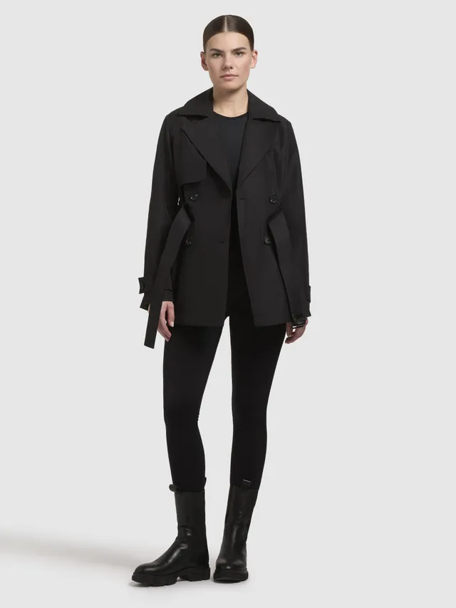 khujo-jacke-liane-schwarz-trench-sommerjacke-mit-g-rtel-2 image 1