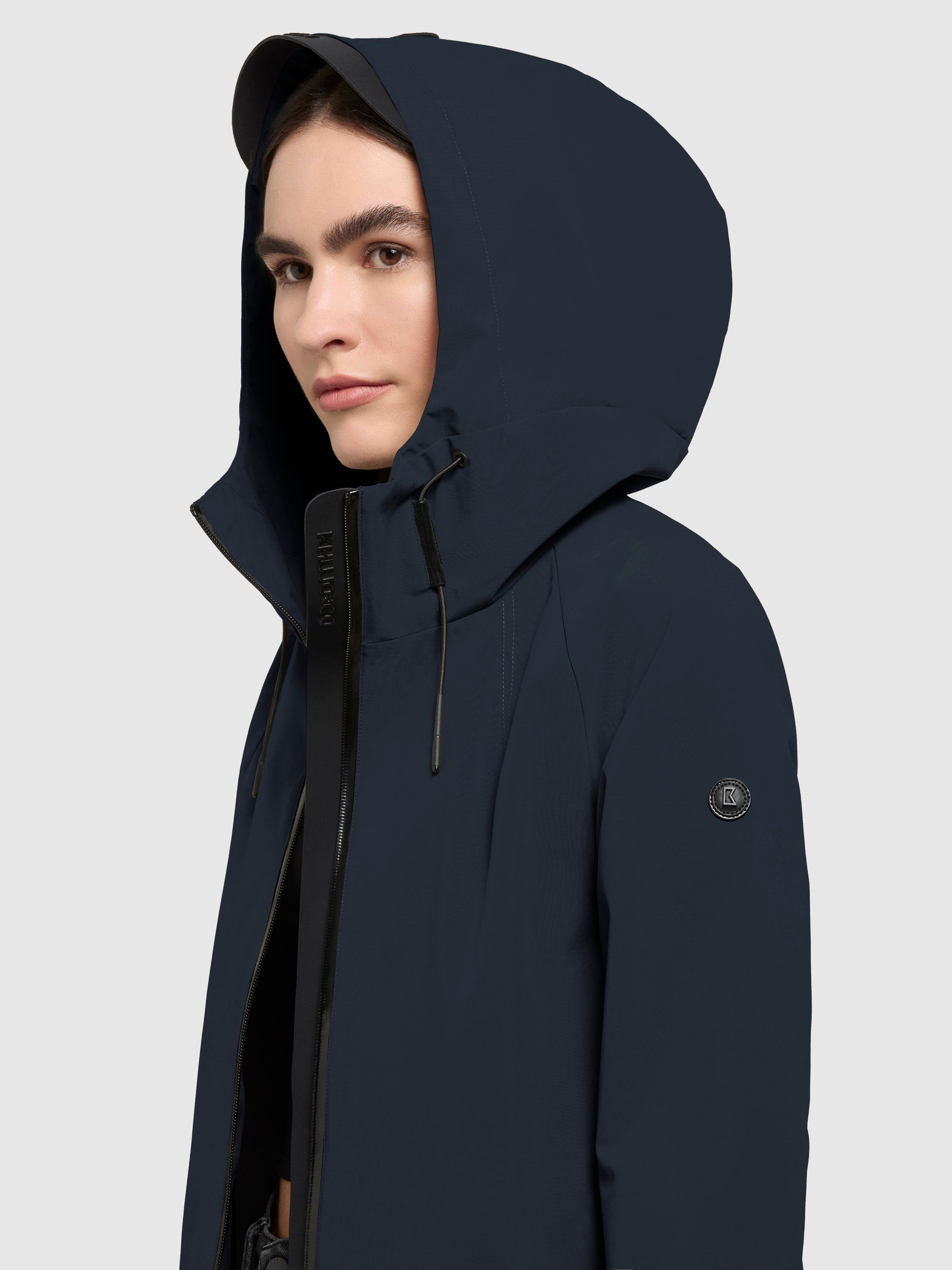 khujo-woom-regenjacke-f-r-damen-dunkelblau image 7