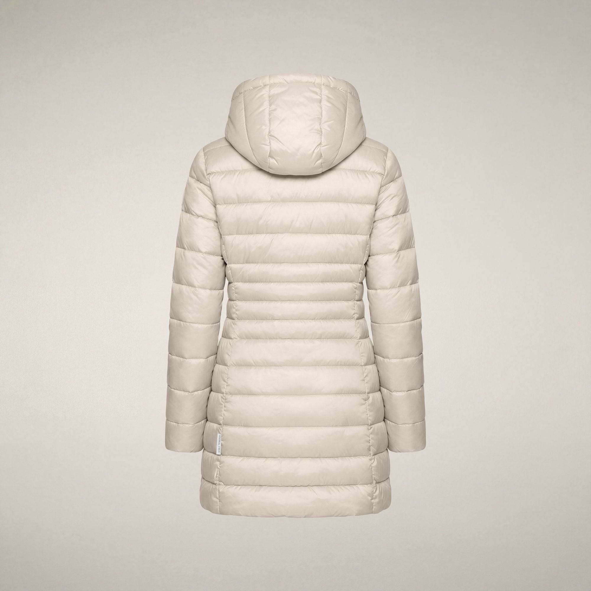 save-the-duck-reese-damen-steppmantel-lang-beige-rainy image 4