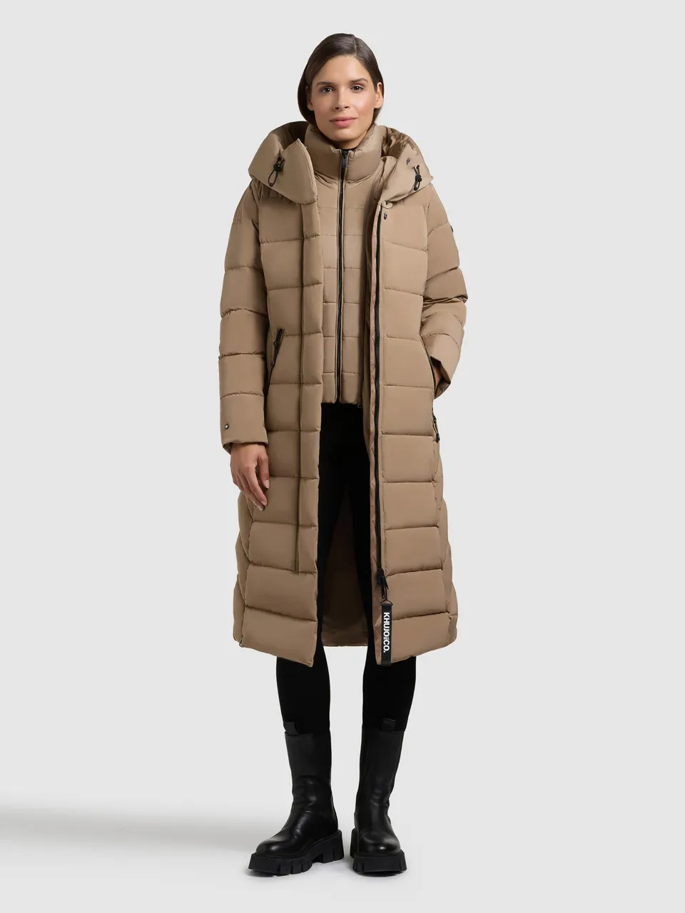 khujo-mantel-tamke-2in1-damen-steppmantel-cookie-beige-mit-herausnehmbarem-einsa image 1