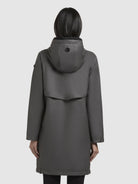khujo-coat-liede-dark-gray-kurzmantel-regenjacke-mit-kapuze image 3