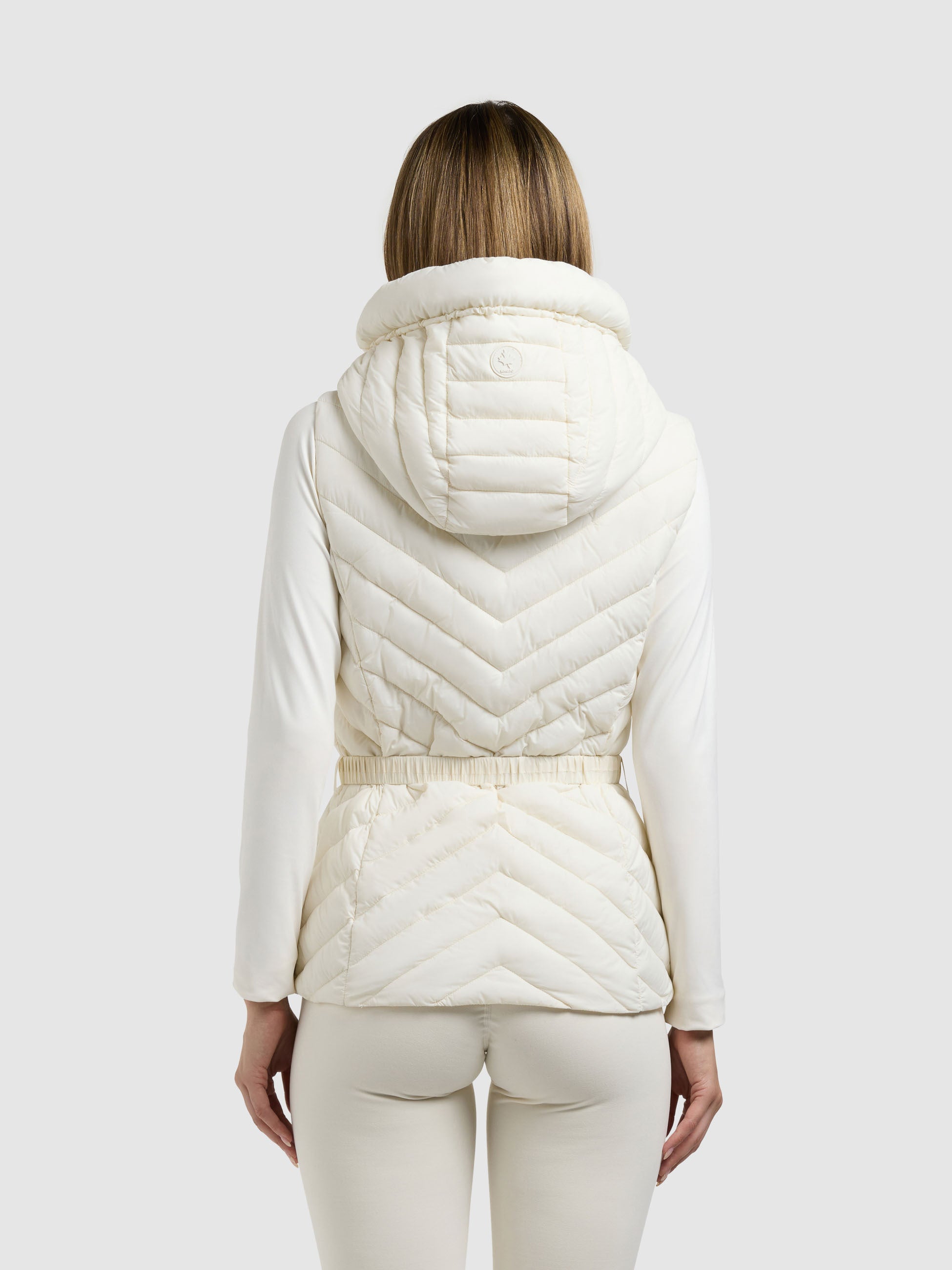 khujo-weste-demie-off-white-steppweste-damen-slim-fit image 3