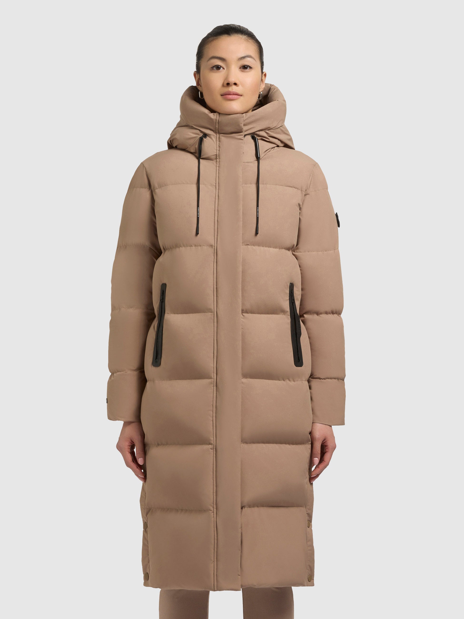 khujo-mantel-coulin-matt-cookie-beige-damen-steppmantel-knielang image 4