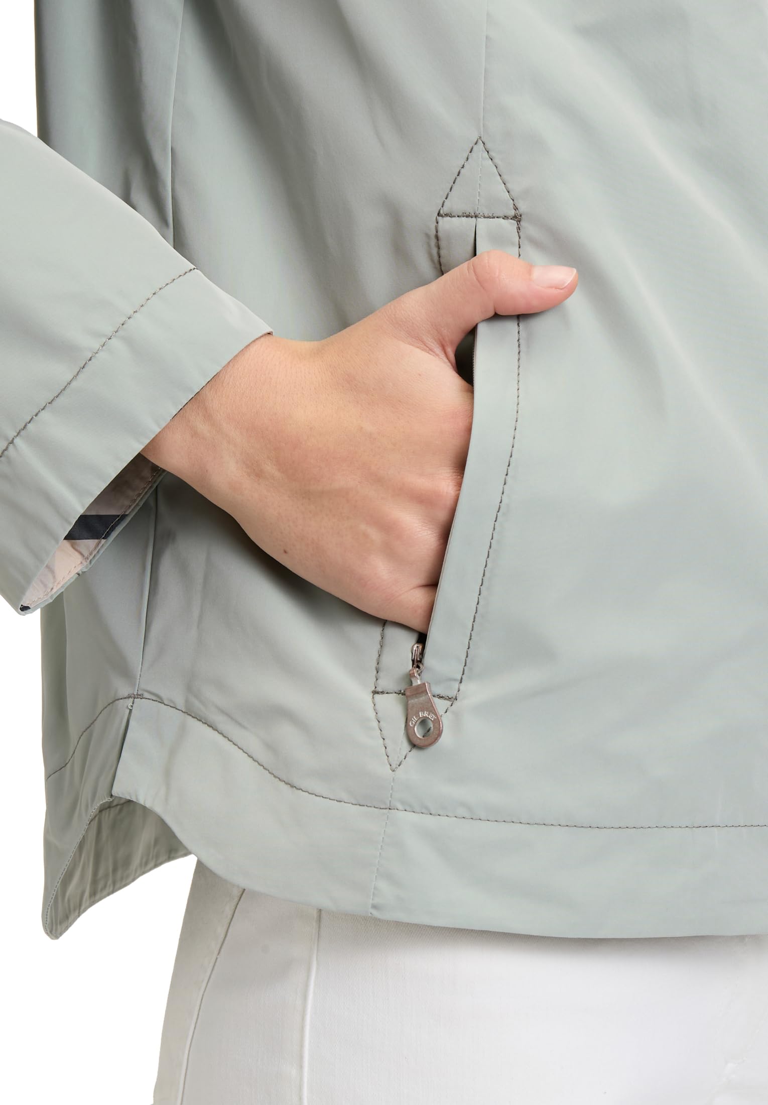 gil-bret-damen-sommerjacke-mit-kapuze-karo-futter image 6