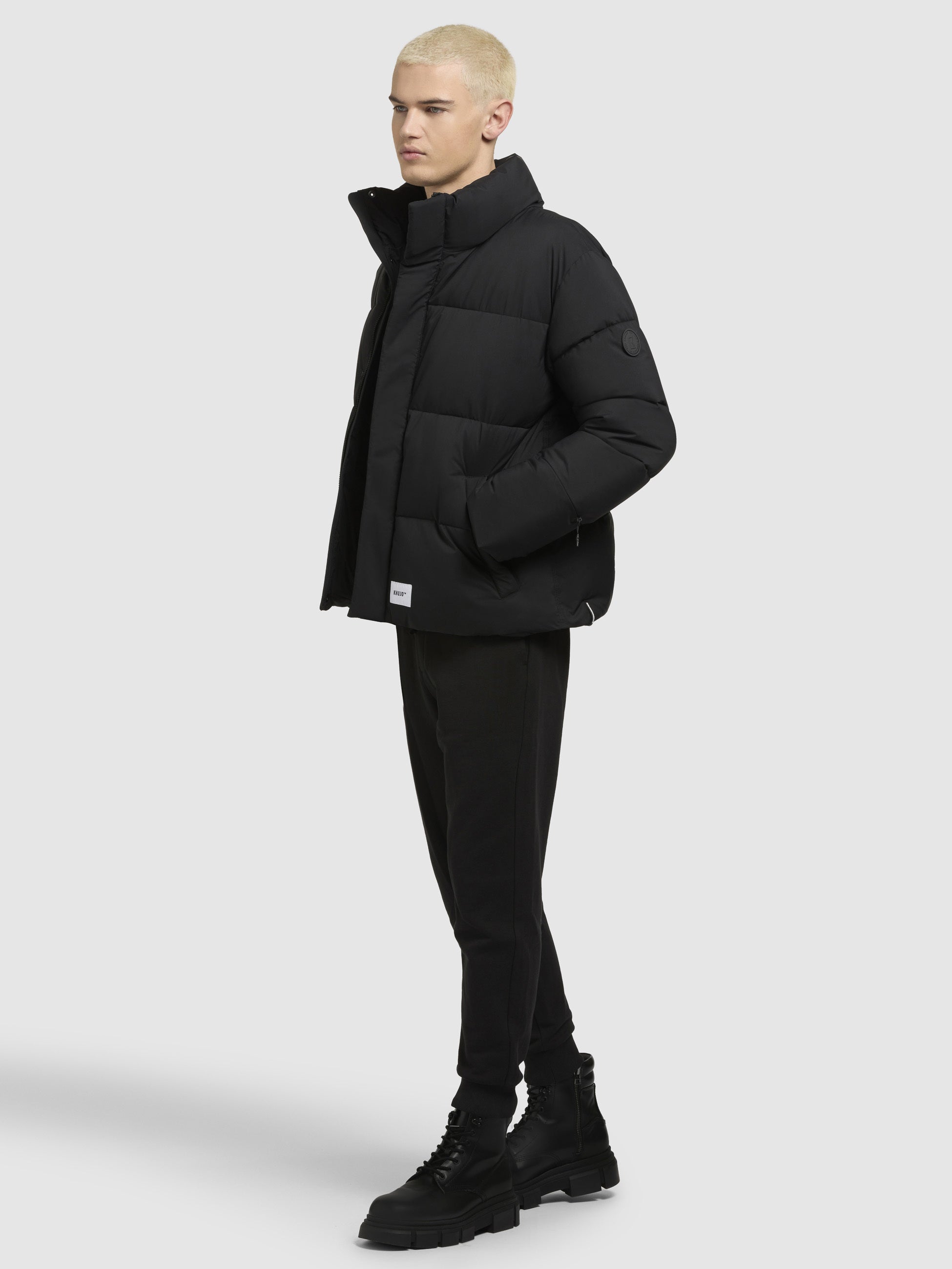 khujo-jacke-dungh-matt-schwarz-steppjacke image 6