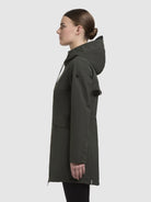 khujo-jacket-yoni-dark-green-wasserabweisende-damen-regenjacke-sommerjacke image 5