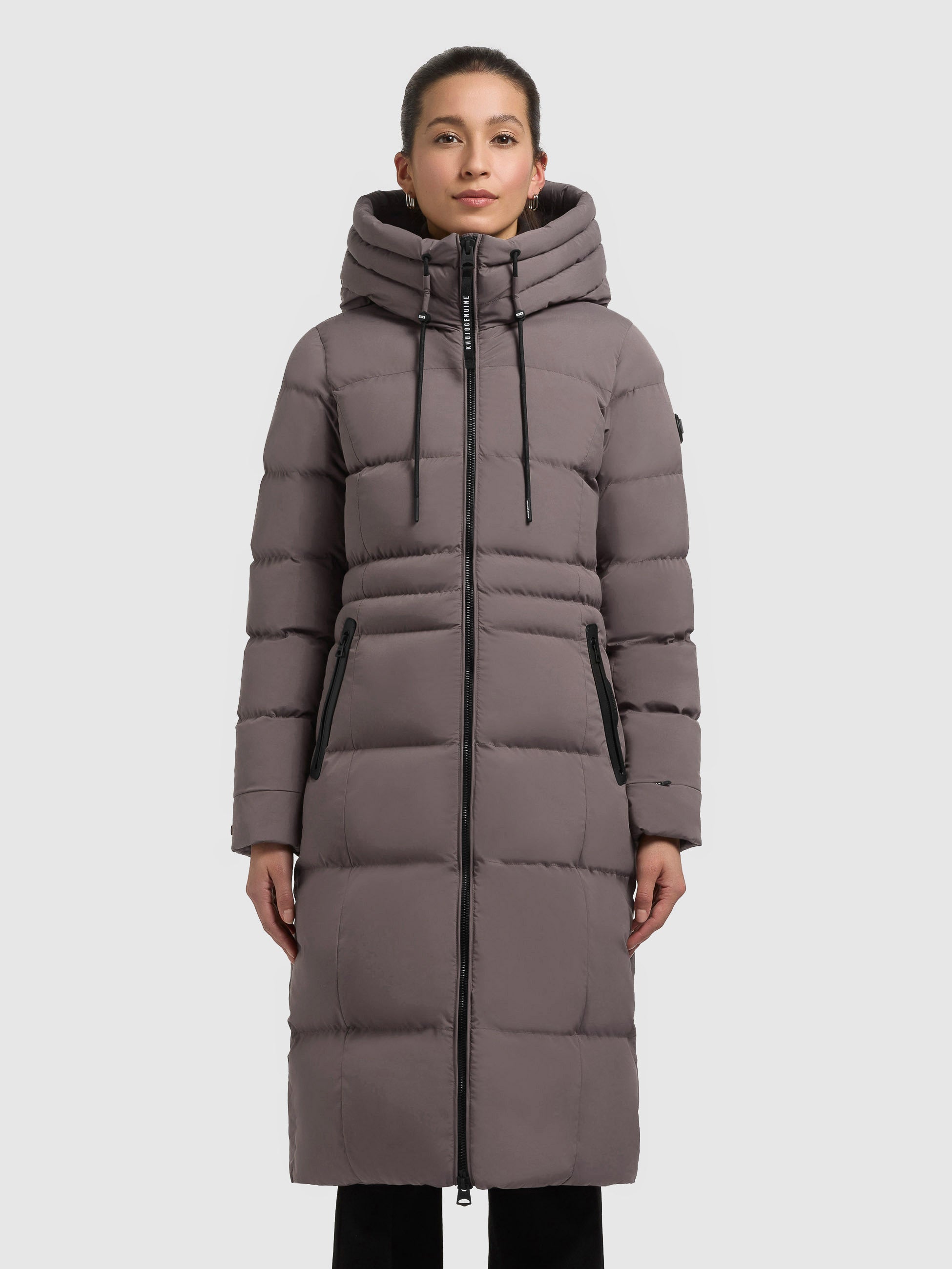 khujo-mantel-enakh-graphite-grey-damen-steppmantel-knielang-slim-fit image 4