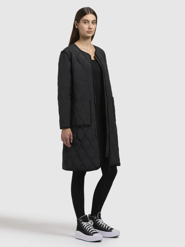 khujo-coat-tarja-black-kurz image 1