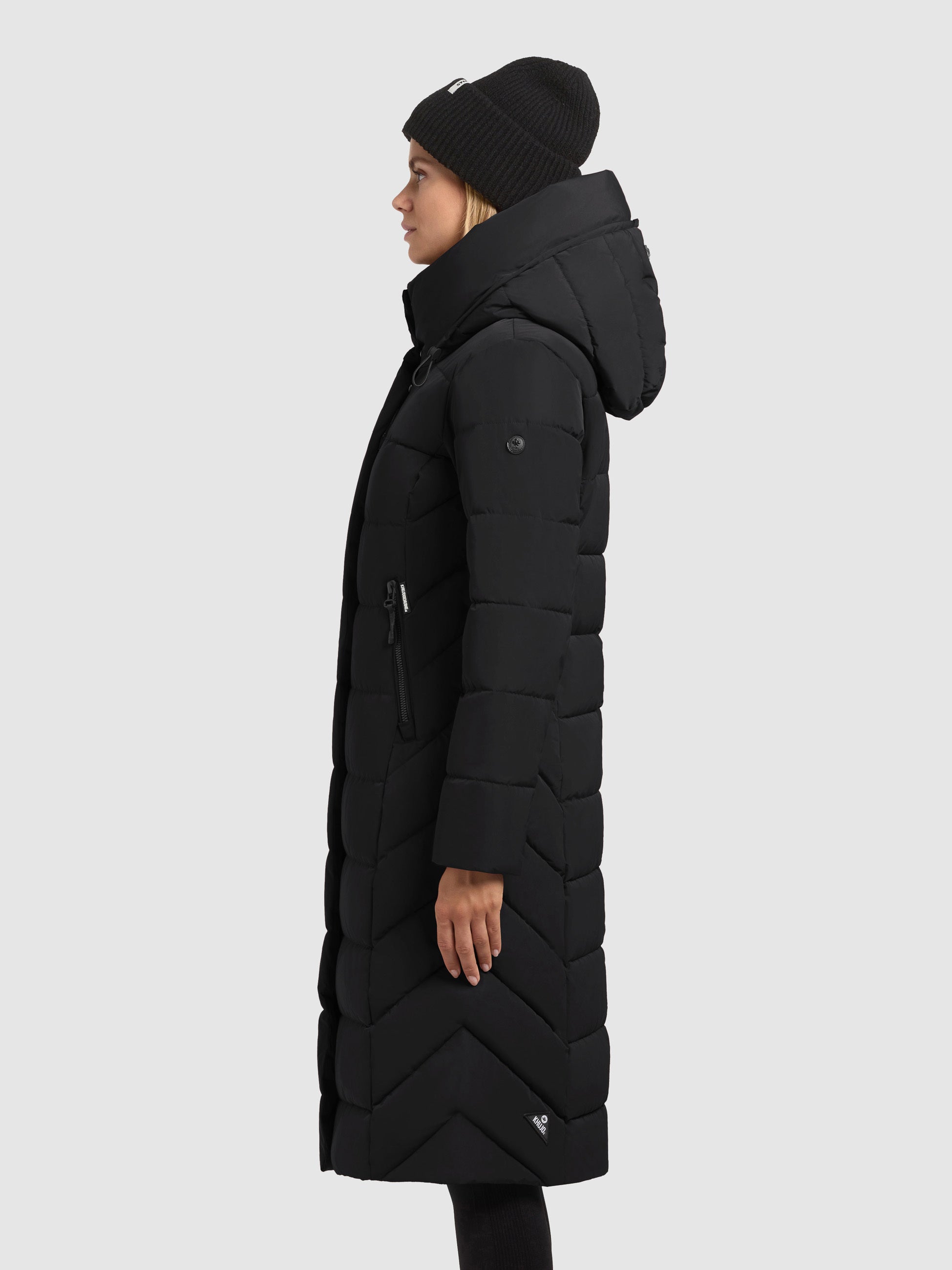 khujo-mantel-sensy-black-damen-winter-steppmantel-wadenlang-regular-fit image 5