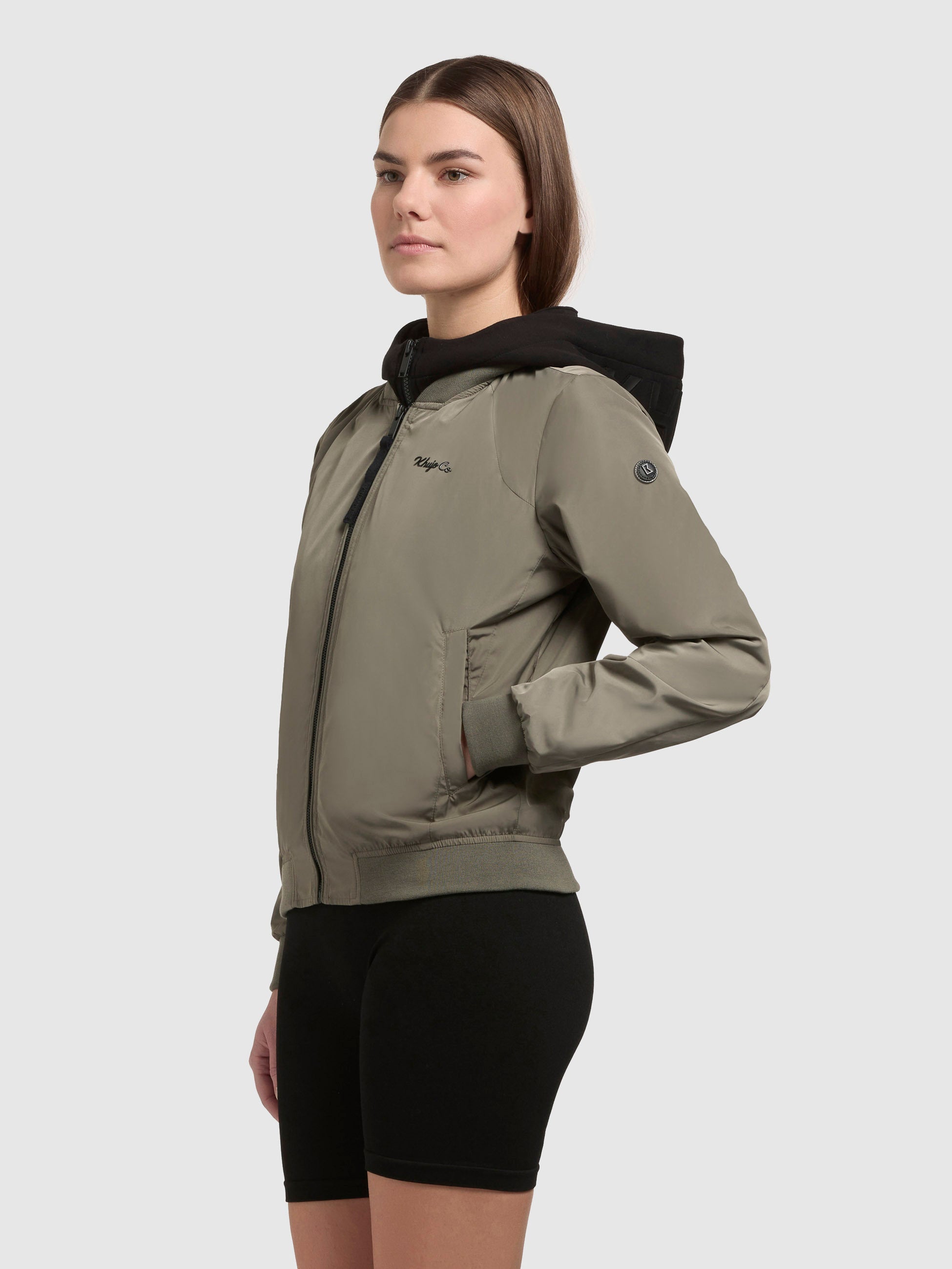 khujo-jacke-seeam-graugr-n-damen-bomberjacke-regular-fit image 5