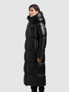khujo-destiny-damen-wintermantel-black-wadenlang image 5