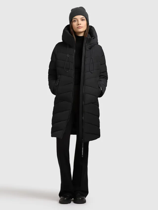 khujo-mantel-vare-black-kurzer-wattierter-steppmantel-schwarz image 1