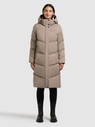 khujo-coat-ainu2-greige-damen-steppmantel-knielang image 6