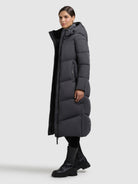 khujo-mantel-luga2-winter-grey-knielanger-wintermantel-damen-wattiert image 2