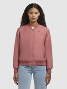 khujo-crystal-damen-bomberjacke-rust-red-college image 4