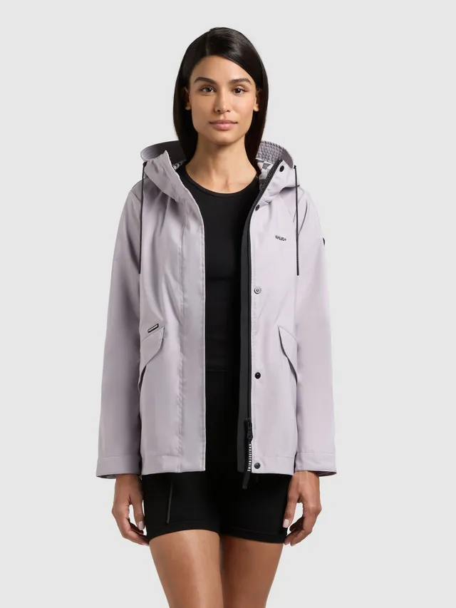 khujo-jacke-sang2-summer-lilac-damen-regenjacke-mit-geklebten-n-hten image 1