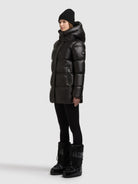 khujo-jacke-drown-shiny-winter-steppjacke-black-loose-fit image 2