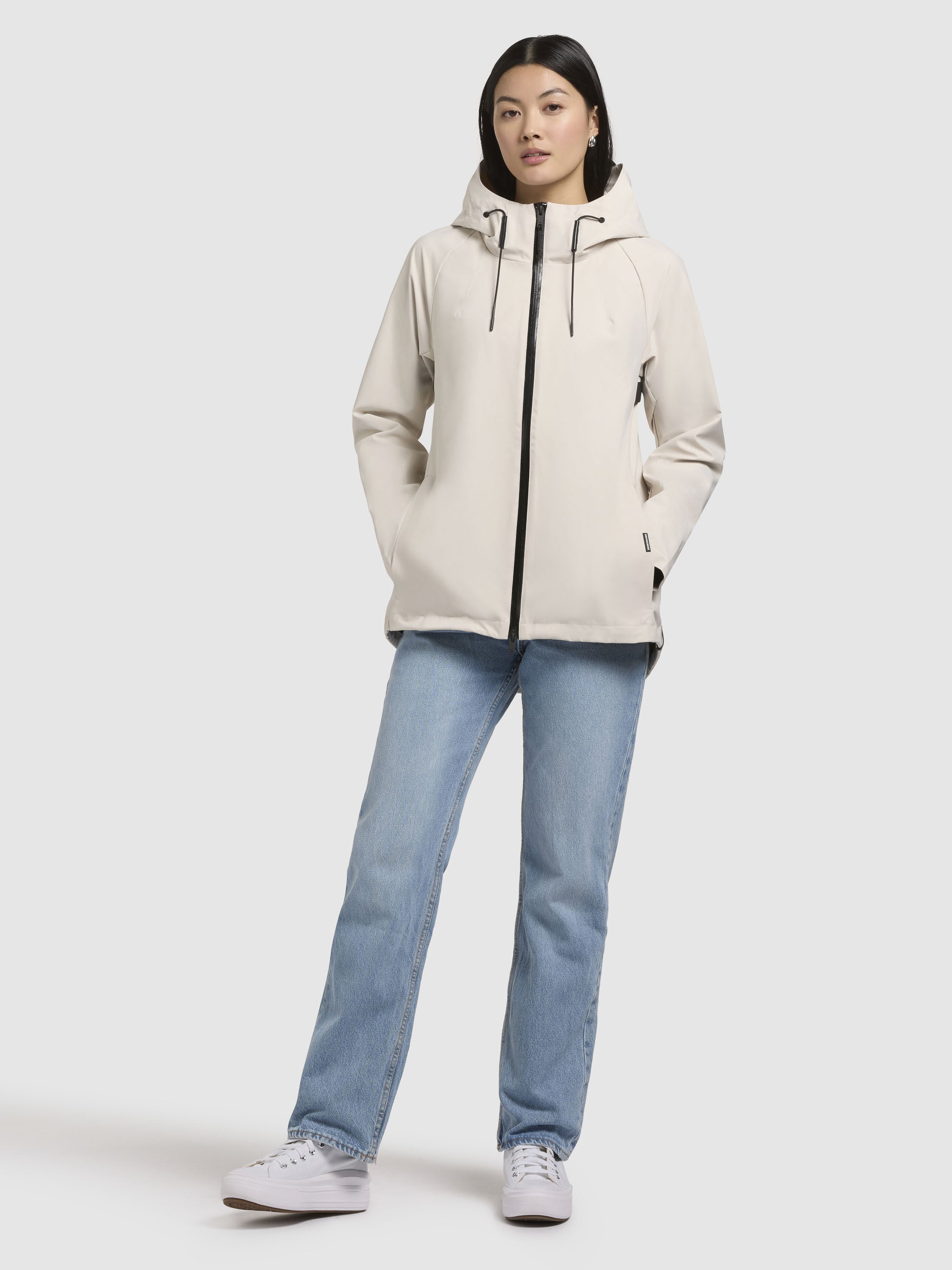 khujo-jacke-woom-naturwei-wasserabweisende-regenjacke-mit-kapuze image 2