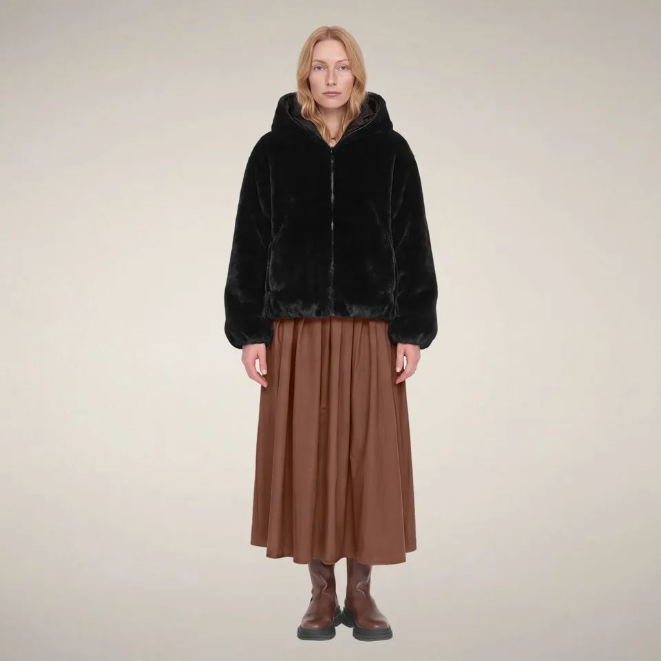 save-the-duck-laila-damen-wendejacke-mit-kapuze-schwarz image 1