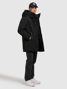 khujo-jacke-can-be-black-warm-wattierter-damen-parka-mit-kapuze image 6