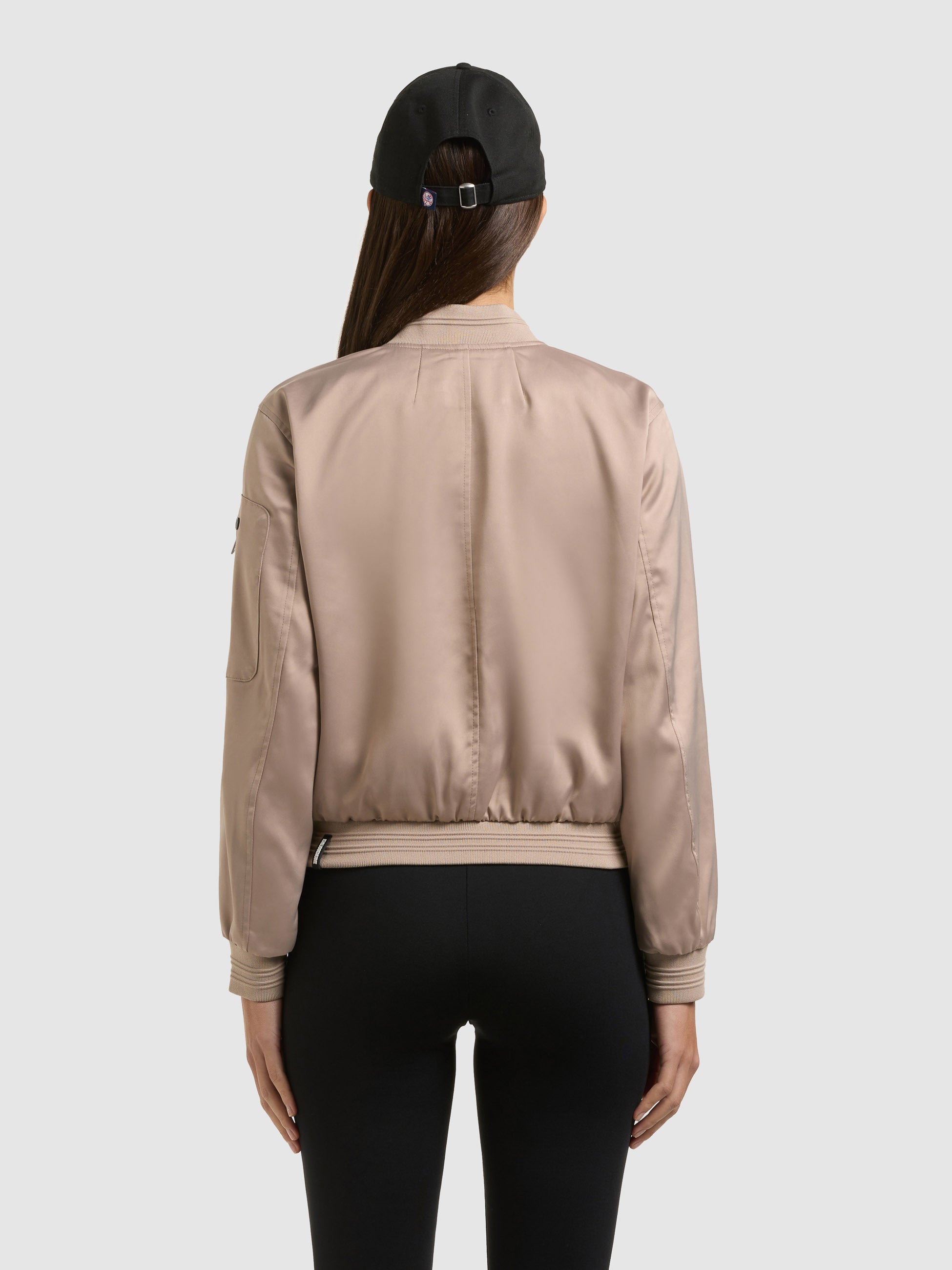 khujo-tami-bomberjacke-h-ftlang-latte-beige-satin image 3