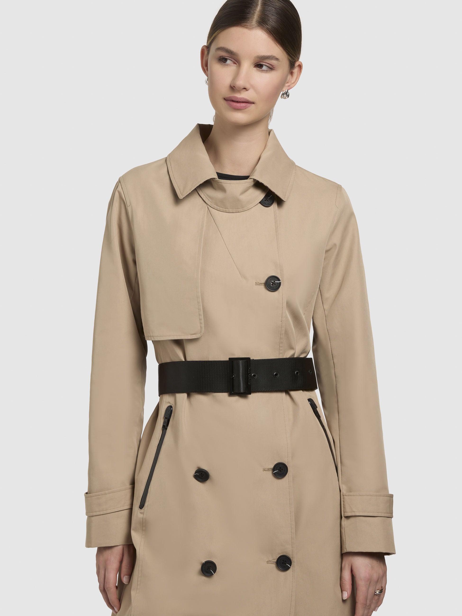 khujo-mantel-erine-sand-trenchcoat-kurzmantel-mit-g-rtel image 7