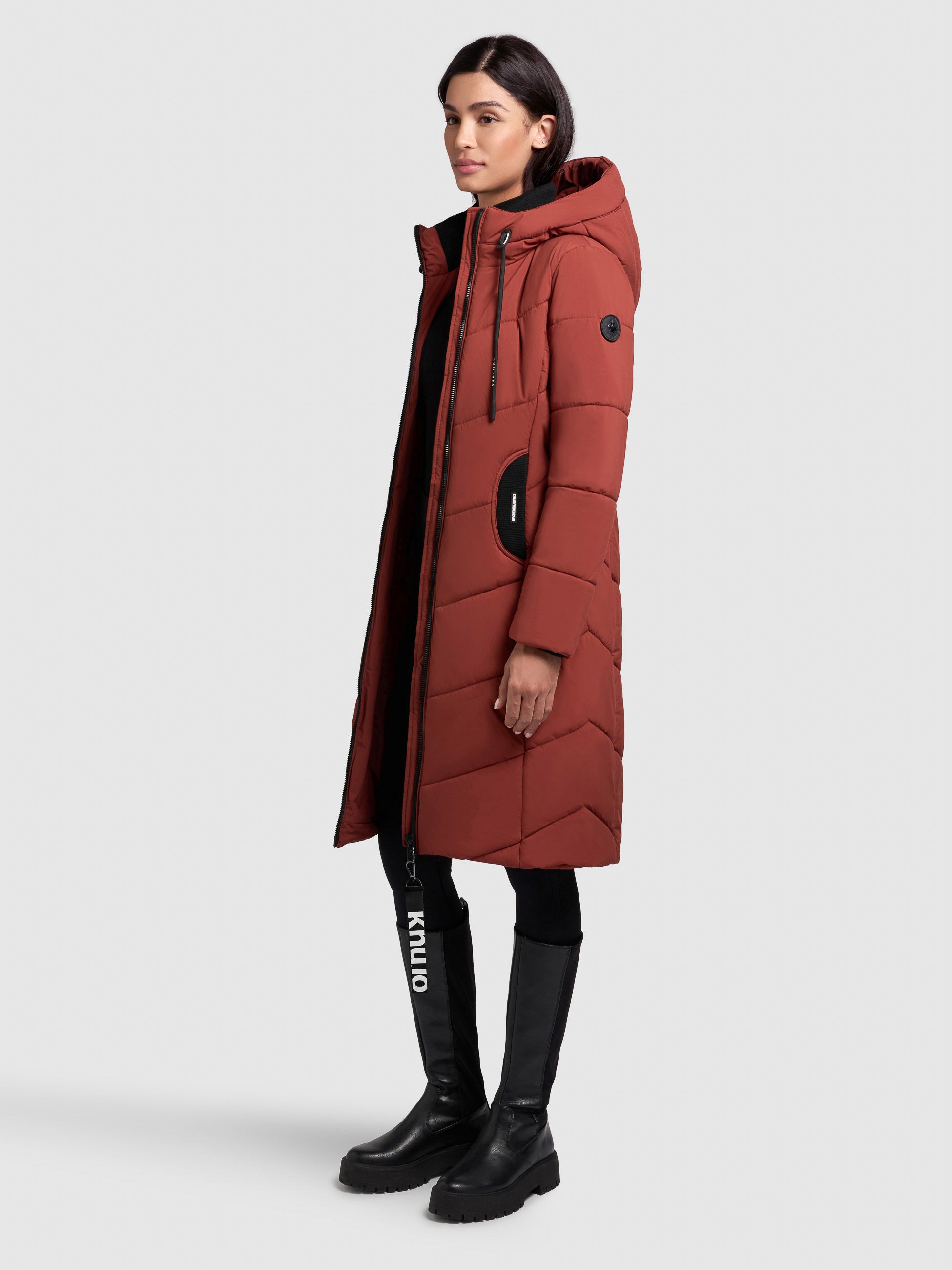 khujo-mantel-aribay4-light-dark-red-lange-steppjacke image 6