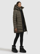 khujo-jacke-tuhani4-khaki-superleichte-steppjacke-mit-kapuze-und-zwei-wege-rv image 6
