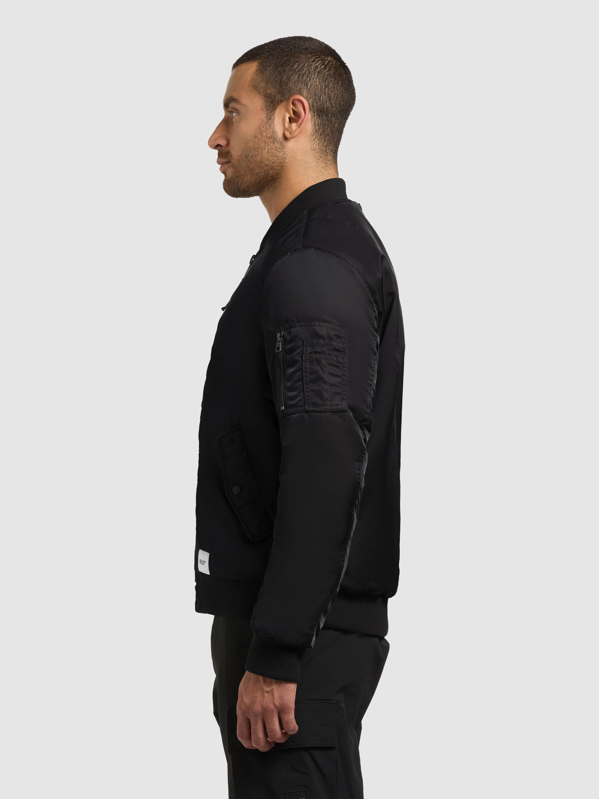 khujo-jacke-adon-black-bomberjacke-h-ftlang-bergangsjacke image 5