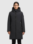 khujo-mantel-yaak4-obrage-gray-leicht-wattierter-kurzmantel-slim-fit image 4